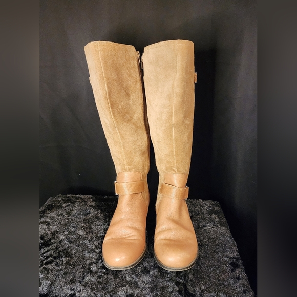 Naturalizer Tan Heeled Boots - Picture 2 of 9